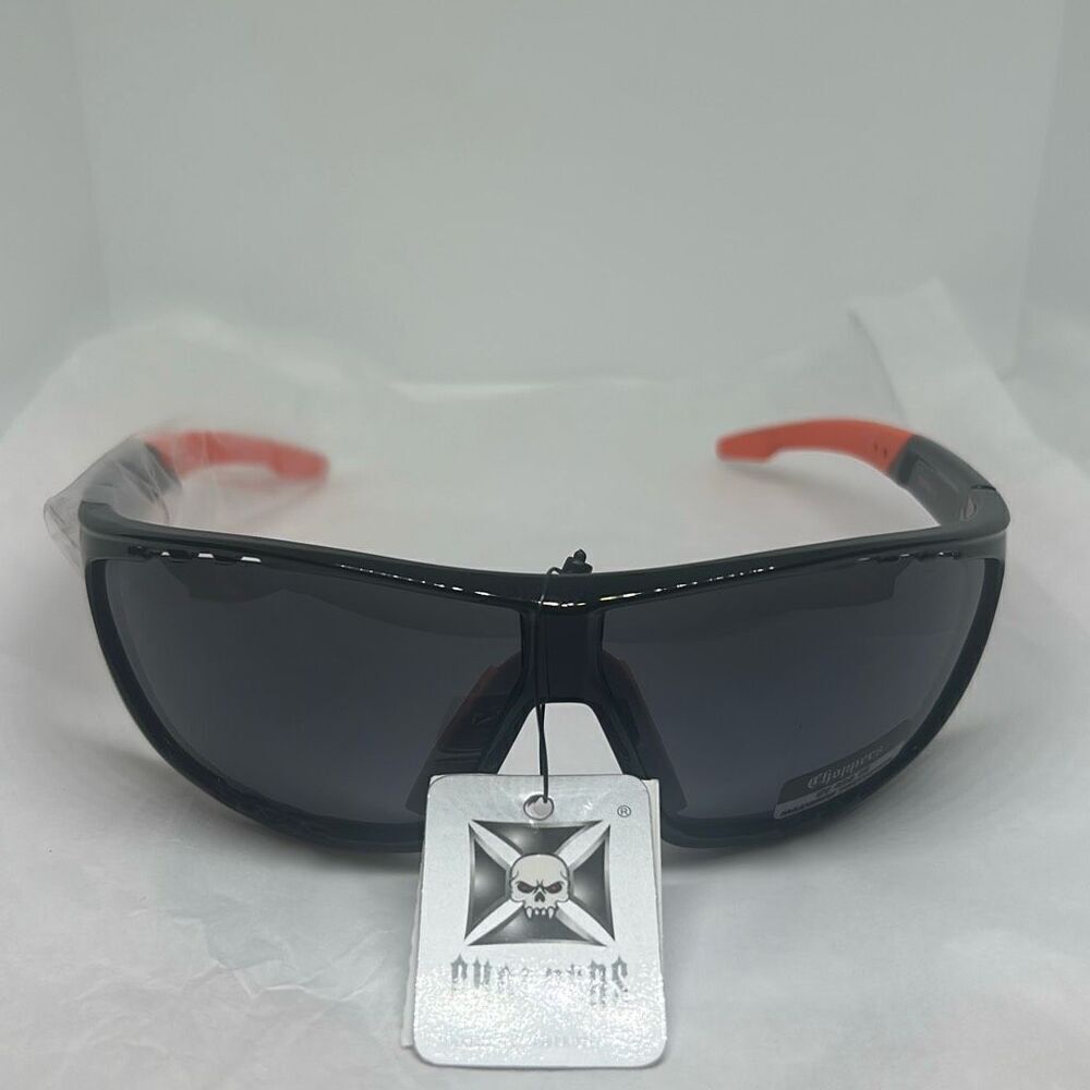 Choppers CP6768 Biker Sunglasses – UV400 Protection | Wrap Oval Design - Picture 3 of 3